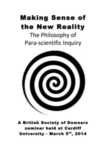 Making Sense of the New Reality